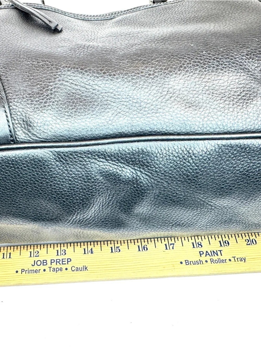 Longchamp Black Pebbled Leather Hobo Shoulder Bag Silver Hardware Large